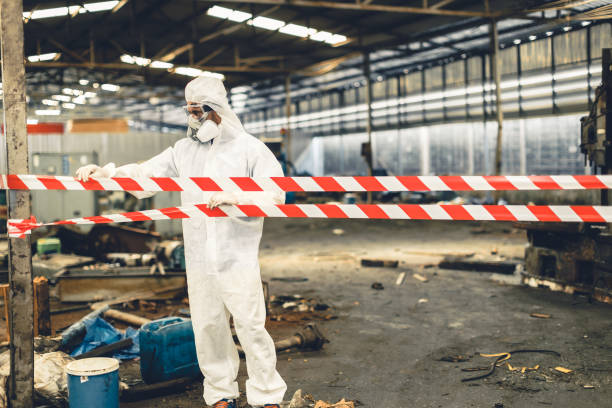 Professional Biohazard technician working in Gayville, SD